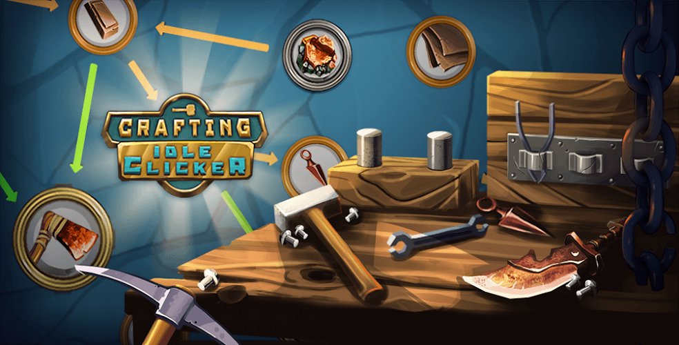 Crafting Idle Clicker - Speed Boost, Sell Multiplier