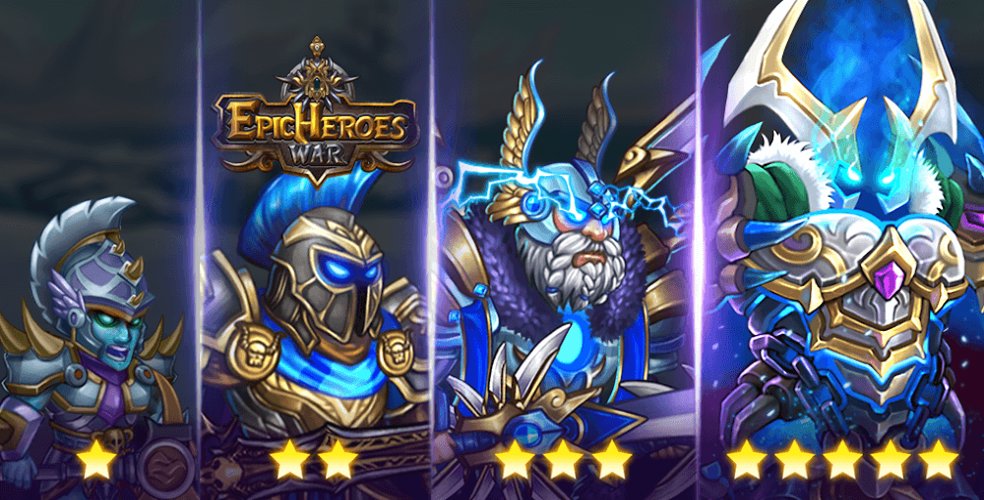 Epic Heroes War - Unlimited Money, Crystals